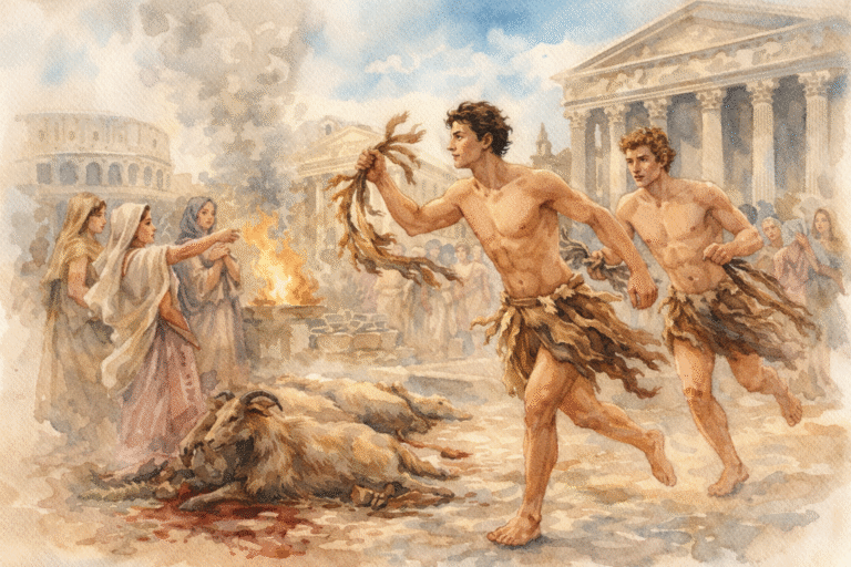 Las Lupercales en Roma: carrera ritual y rito de fertilidad