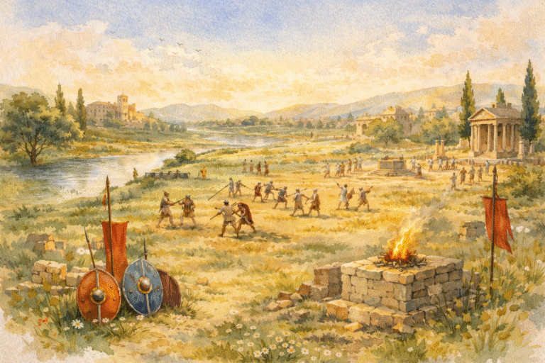 El Campo de Marte en la Antigua Roma, espacio ritual y político fundamental en el calendario romano.