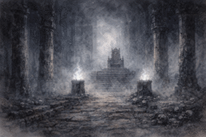 Éljúðnir, el salón de Hel en Helheim dentro de la mitología nórdica