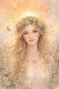 Ostara, diosa germánica vinculada al amanecer, la fertilidad y la primavera