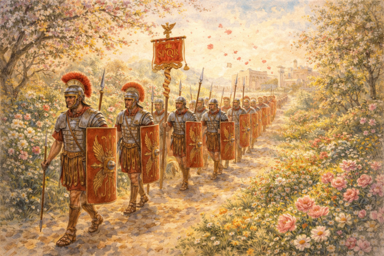 Con la llegada de la primavera comenzaban las campañas militares en la Antigua Roma