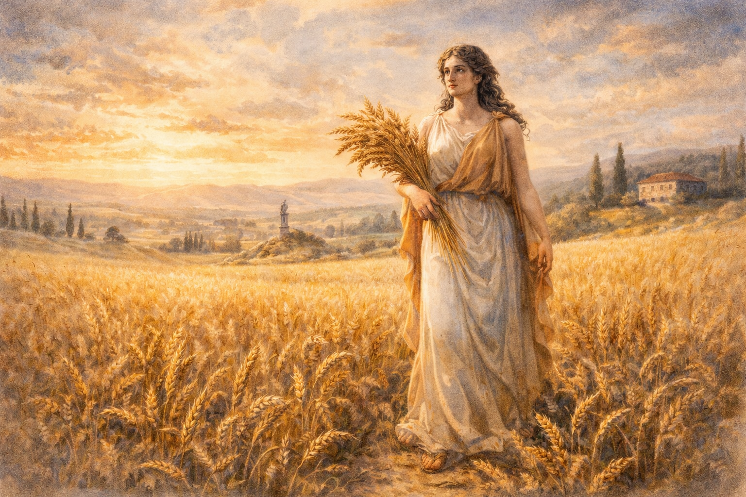 Ceres diosa romana de la agricultura en la mitología romana