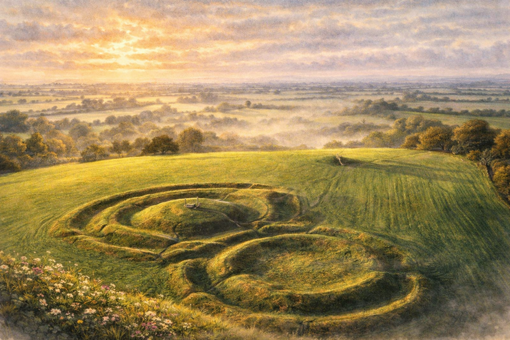Colina de Tara en Irlanda, lugar simbólico vinculado al Otro Mundo celta