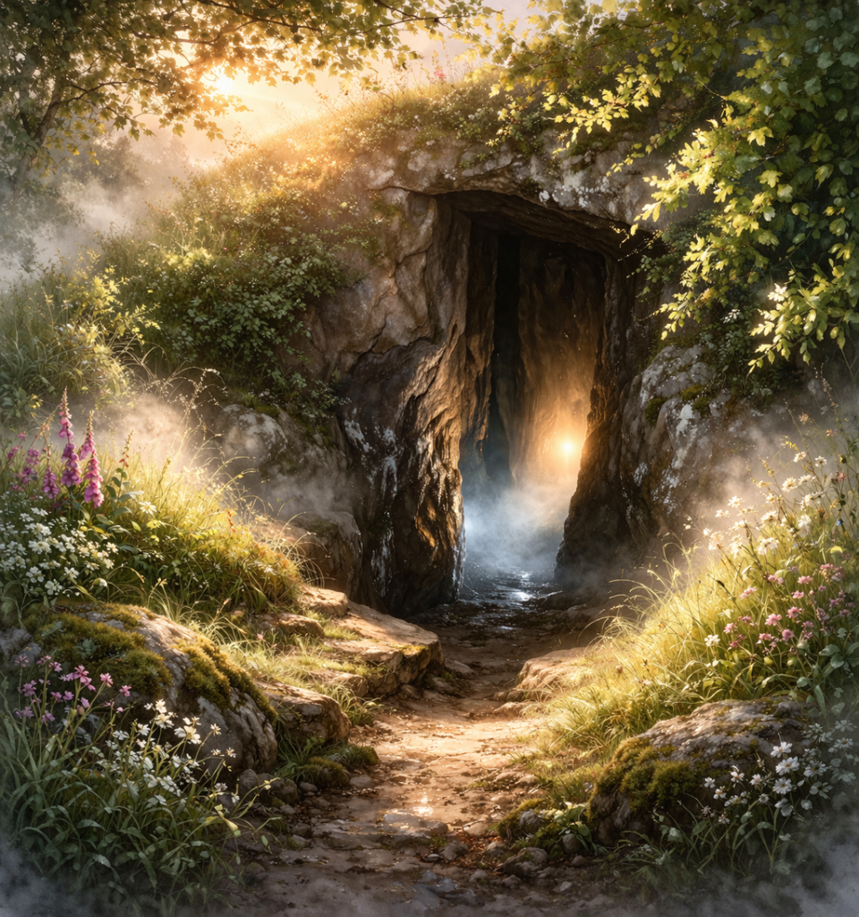 Cueva como entrada al Otro Mundo en la mitología celta
