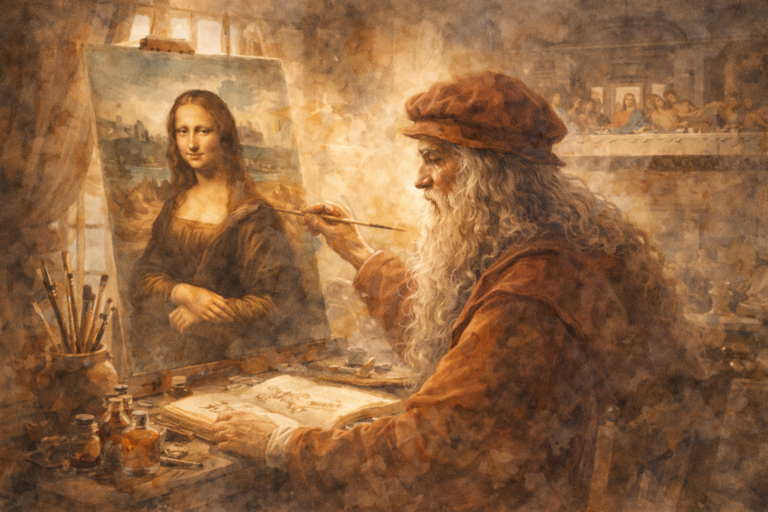 Leonardo da Vinci pintura Mona Lisa