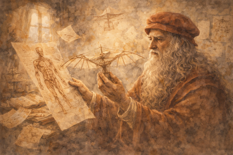 Leonardo da Vinci, una vida llena de inventos