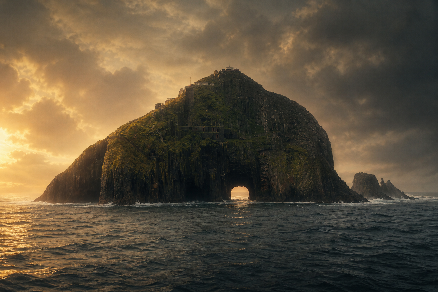 Tech Duinn es la casa de los muertos en la mitología celta irlandesa. Isla rocosa en el Atlántico asociada a Bull Rock