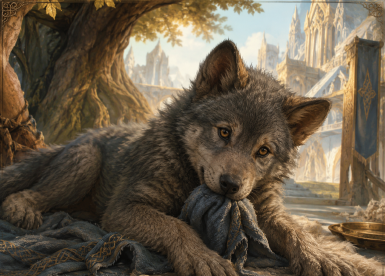 Fenrir joven en Asgard