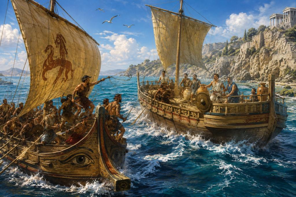 Los primeros piratas del Mediterráneo de la Antigüedad