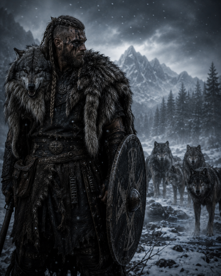 Úlfhéðnar, son los berserker con piel de lobo.