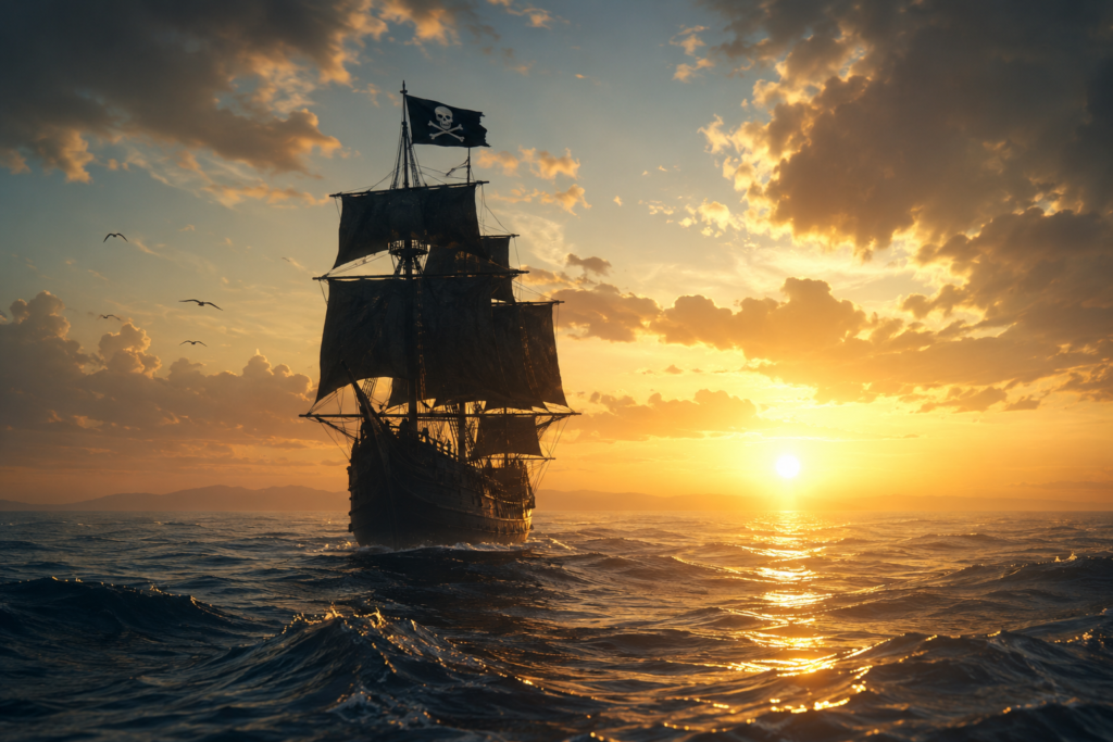 Nacimiento, origen y mito de los piratas.