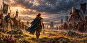 La Segunda Batalla de Mag Tuired enfrentó a los Tuatha Dé Danann y los Fomorianos.