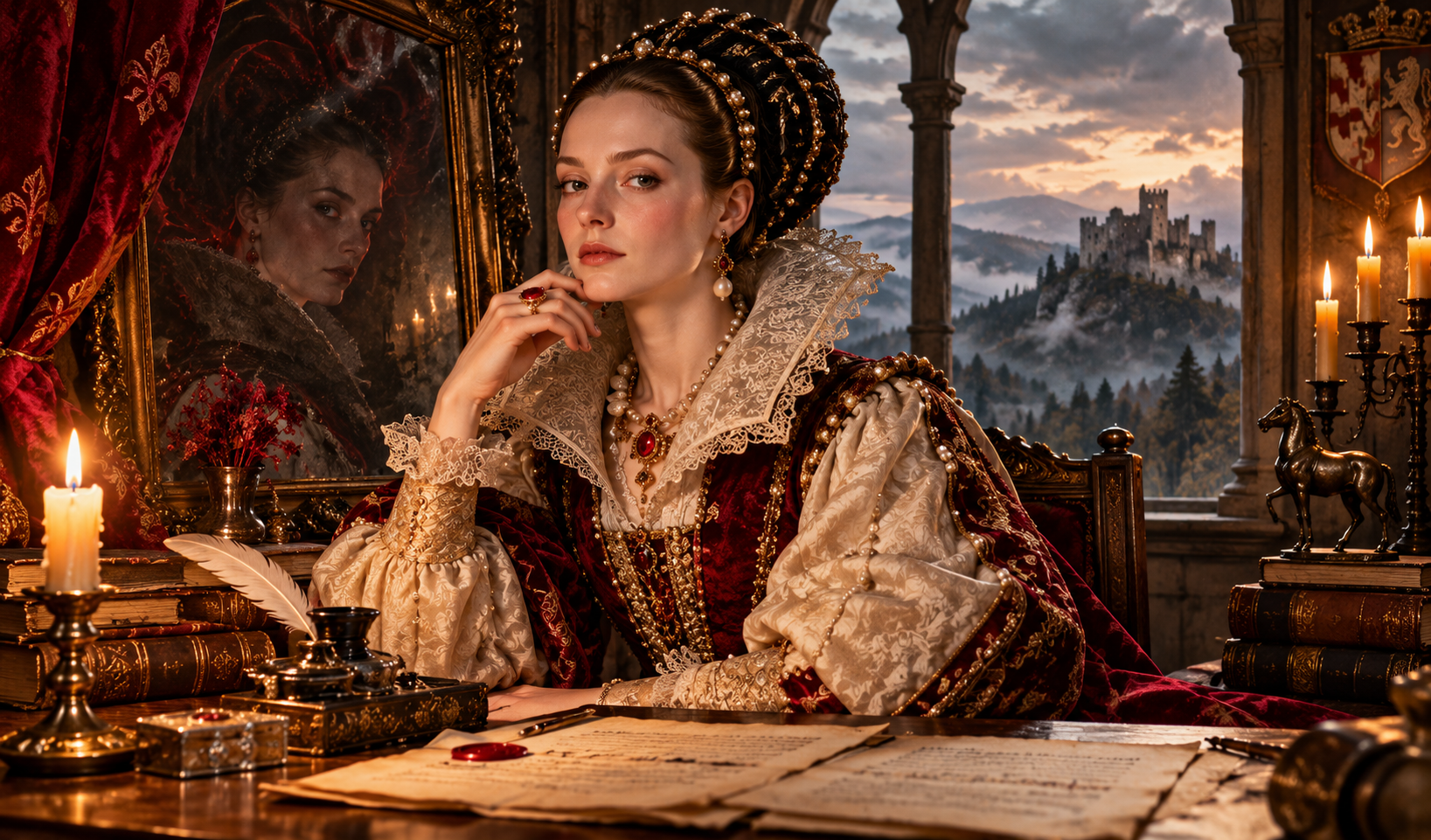 Erzsébet Báthory, conocida como la Condesa Sangrienta.