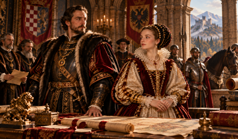 El matrimonio de Erzsébet Báthory y Ferenc Nádasdy se acordó desde que ambos eran muy jóvenes. 