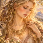 Freyja, aparece como una diosa nórdica de muchos rostros. Esla diosa del amor y la belleza pero también de la guerra y la muerte.