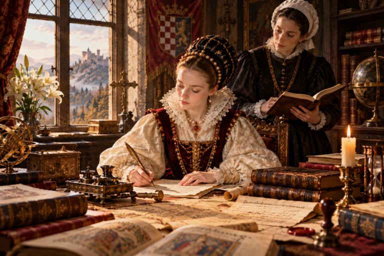 La educación de Erzsébet Báthory formaba parte de la preparación para los miembros de las grandes familias.