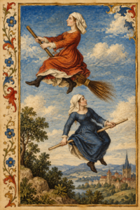 Ilustración editorial del poema Le Champion des Dames de 1451, del francés Martin Le Franc