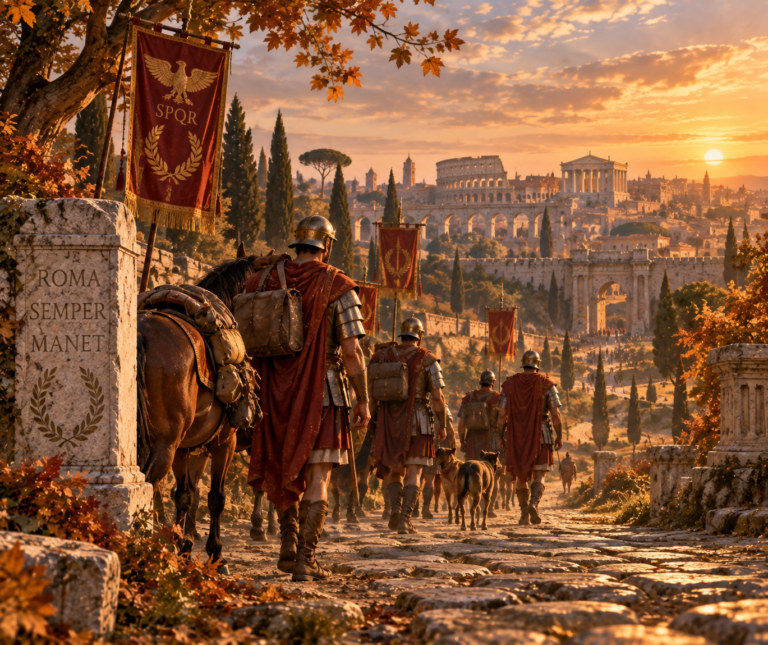 Octubre en la Antigua Roma era el mes en que los soldados romanos regresaban a la ciudad finalizando las campañas militares.