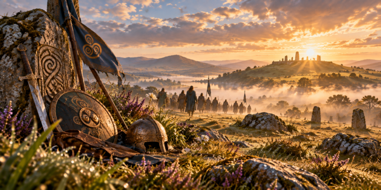 los Tuatha Dé Danann ssalieron victoriosos sobre los Fomorianos durante la Segunda Batalla de Mag Tuired, marcando su dominio y soberanía sobre Irlanda. 